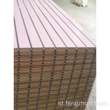 MDF melamin berlapis dengan profil aluminium